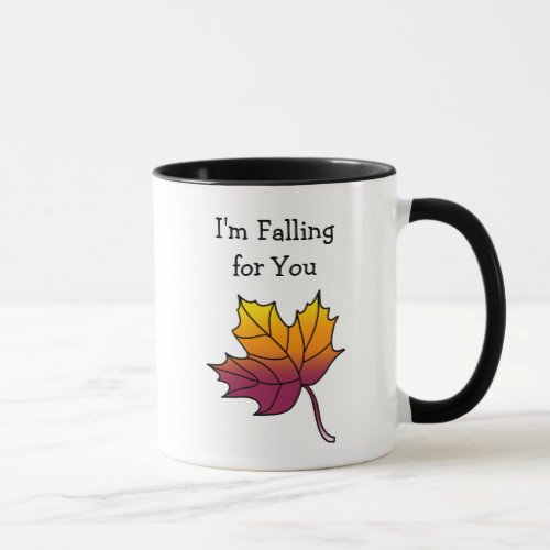 Im Falling for You Autumn Leaf Mug