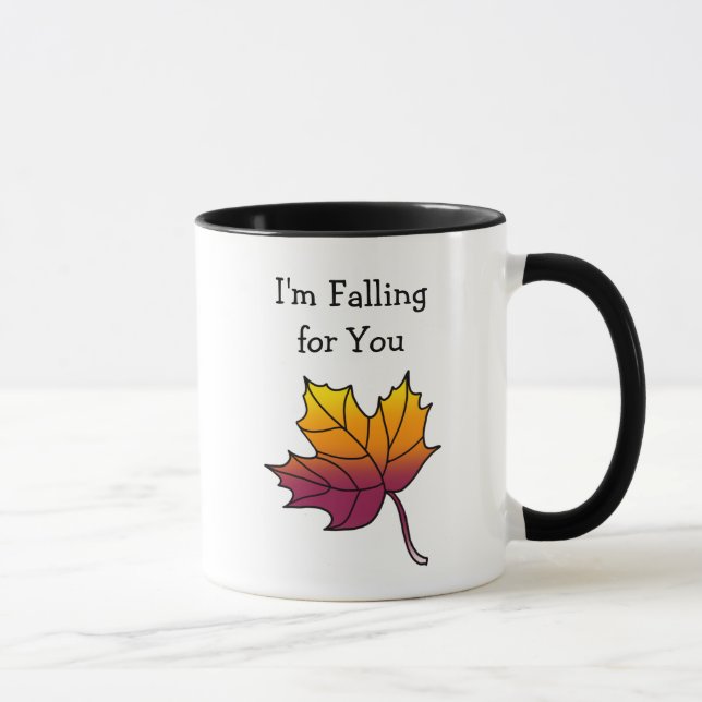 I'm Falling for You, Autumn Leaf Mug (Right)
