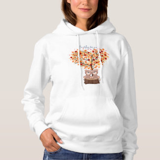 "I'm falling for you" Fall hoodie with bears