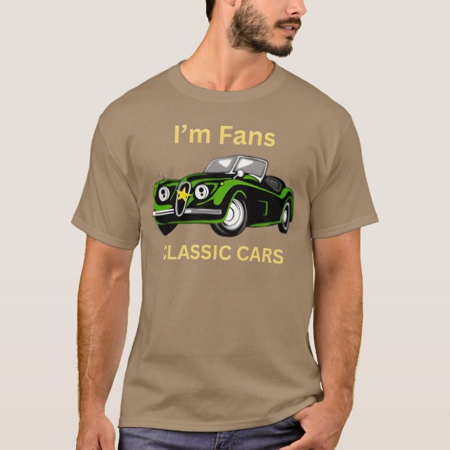IM FANS CLASIC CARS SHIRT girl (Front)