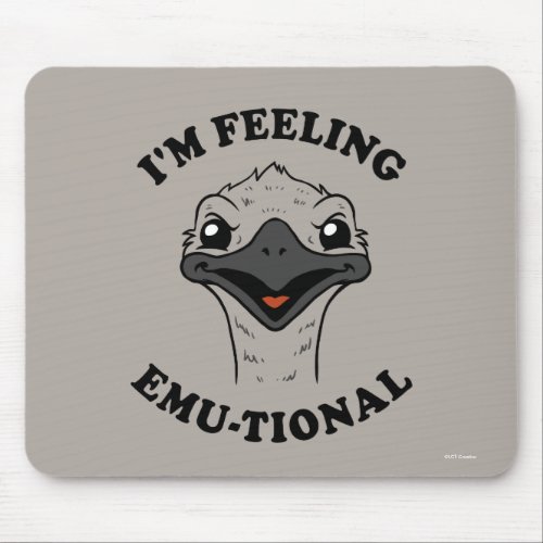 Im Feeling Emu_Tional Mouse Pad