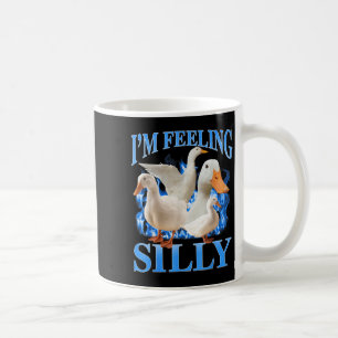 Im Feeling Silly Funny Goose Meme Bootleg Vintage  Coffee Mug