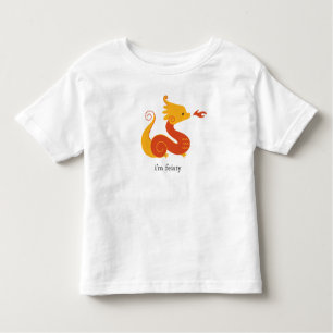 I'm feisty! Year of the Dragon Zoodiac T-shirt. Toddler T-shirt