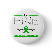 I'm Fine Bile Duct Cancer Warrior Button