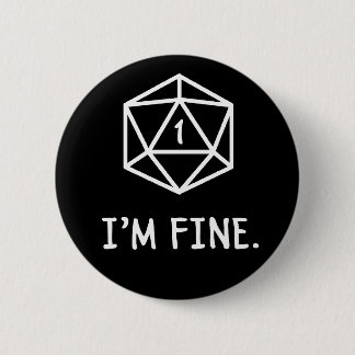 I'm fine DnD Button