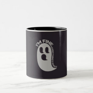 I'm Fine, Everything's Ghost Mug