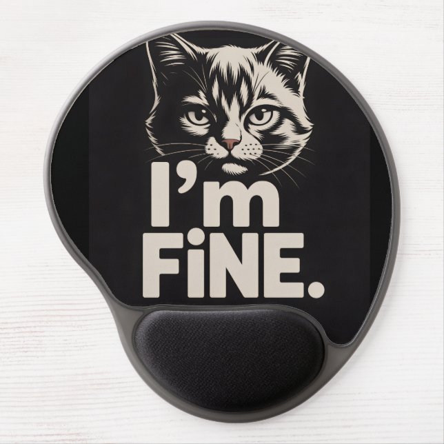 i'm fine gel mouse pad (Front)