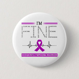 I'm Fine Hodgkin's Lymphoma Warrior Button