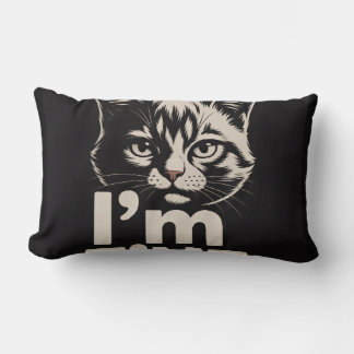 i'm fine lumbar pillow