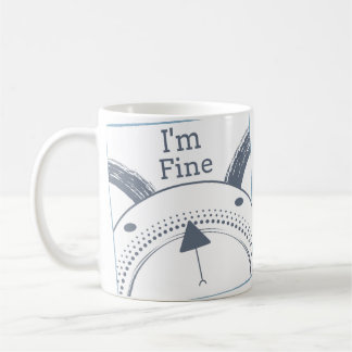 I'm Fine mug.. recovery | support | gift Coffee Mug