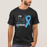 I'm Fine Prostate Cancer Warrior Awareness Feather