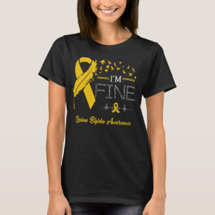 I'm Fine Spina Bifida Awareness T-Shirt