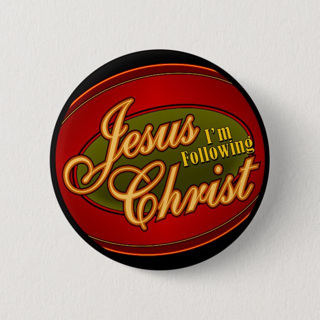 I'm Following Jesus Christ Button (Front)