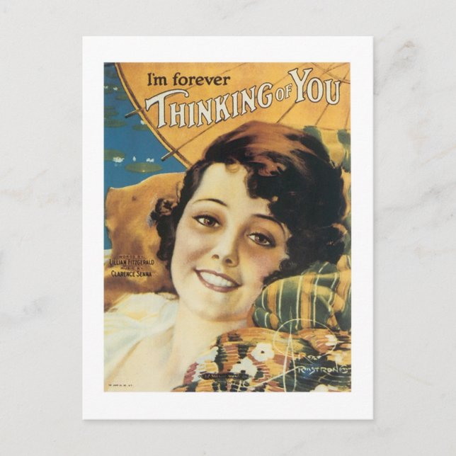 I'm Forever Thinking of You Songbook Cover Postcard (Front)
