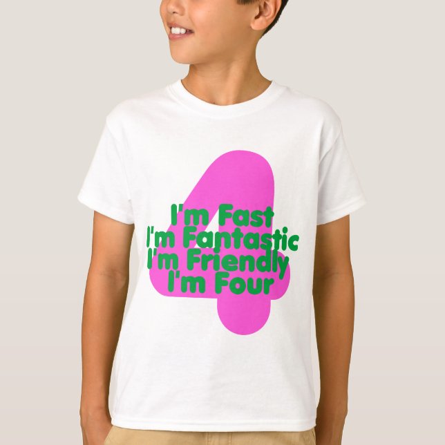 I'm Four T-Shirt (Front)