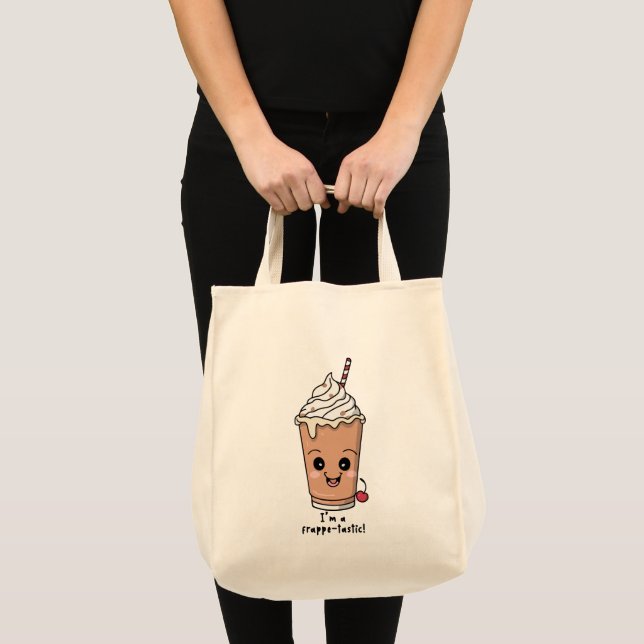 I'm Frappe-tastic | Frappe with whipped cream Tote Bag (Front (Product))
