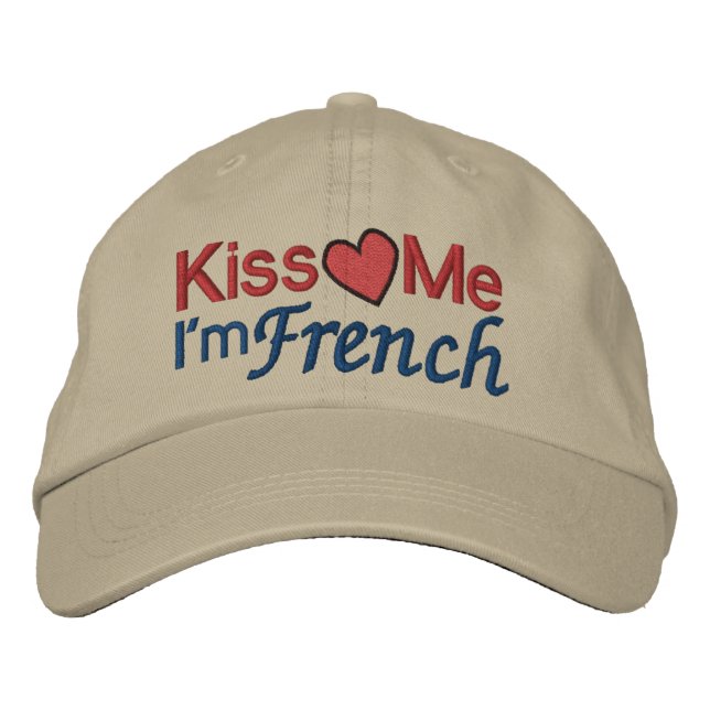 I'm French by SRF Embroidered Baseball Hat (Front)