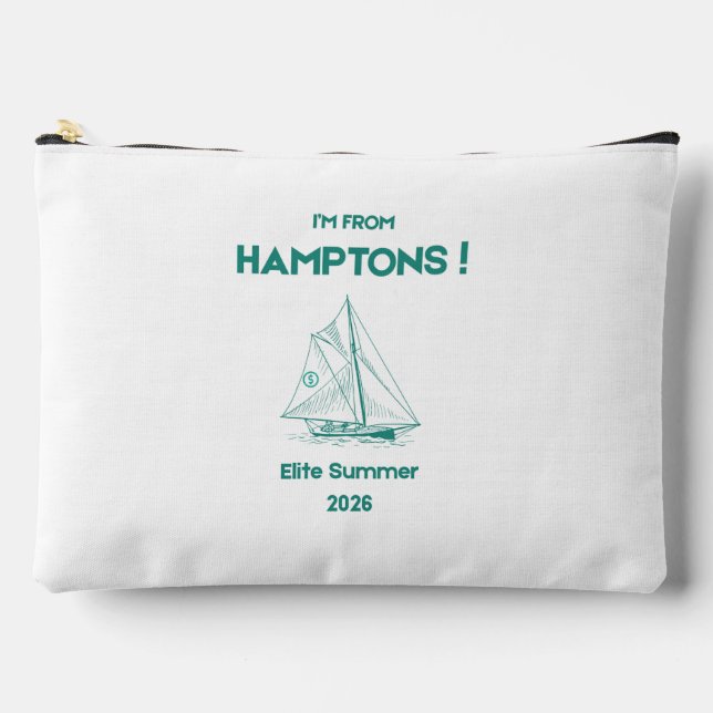 I'm From Hamptons Elite Summer Large Pouch (Front)