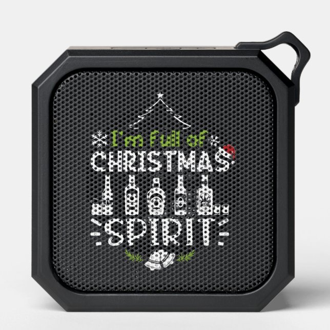 I'm Full of Christmas Spirit - Christmas Drinking Bluetooth Speaker (Front)