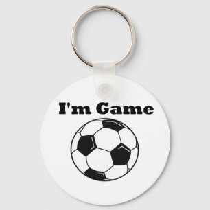 I'm Game (Soccer/football) Keychain