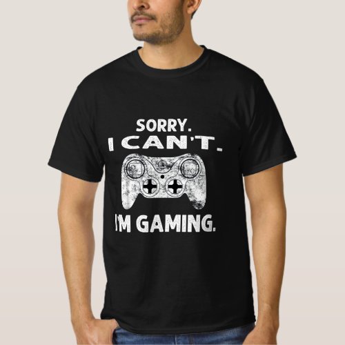 Im Gaming Video Games Funny Gamer Gift T_Shirt