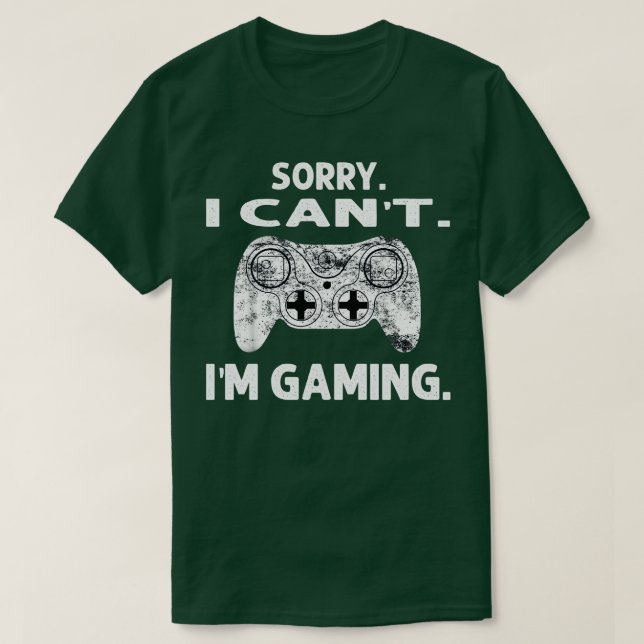 Im Gaming Video Games Funny Gift T-Shirt (Design Front)