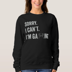 I'm Gaming Video Games Gamer for Boys Teen Men 1 Sweatshirt