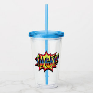 I'm Gay Burst Acrylic Tumbler