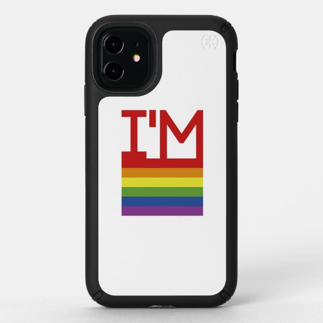 I'm Gay | Rainbow Flag Speck iPhone 11 Case (Front)
