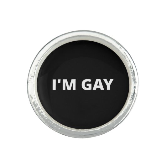 I'm Gay Ring (Front)