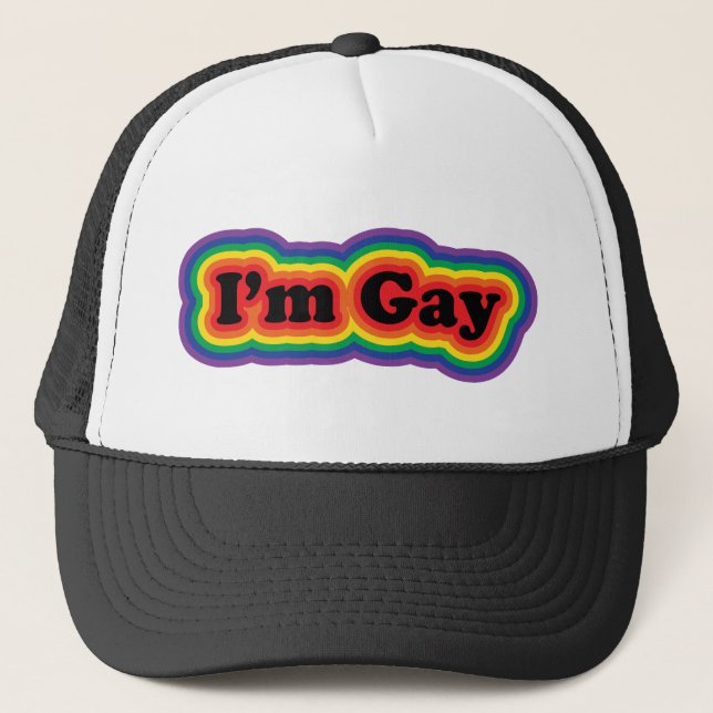 I'm Gay Trucker Hat (Front)