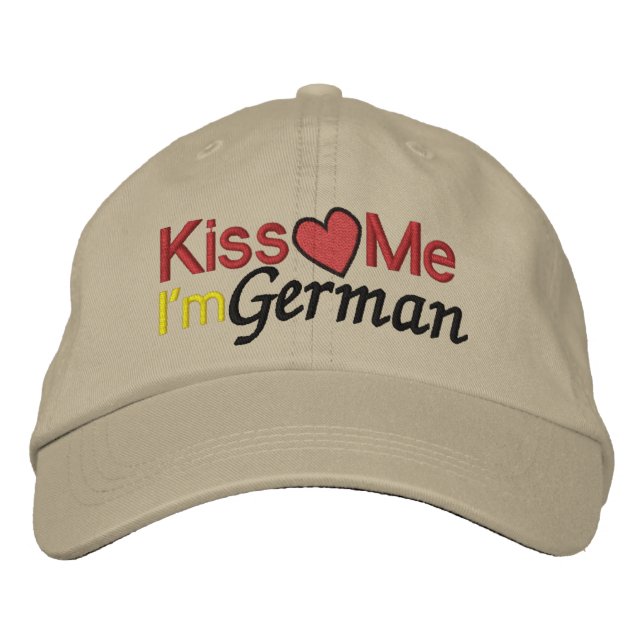 I'm German by SRF Embroidered Baseball Hat (Front)