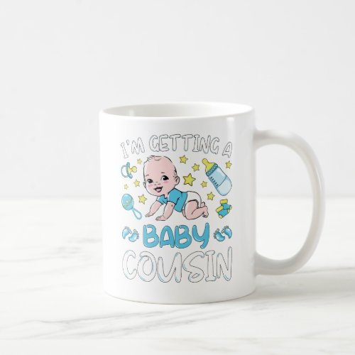 Im Getting A Baby Cousin Boy Gender Reveal Coffee Mug