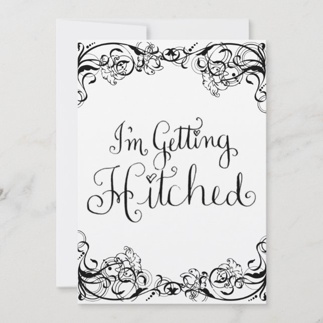 I'm Getting Hitched Invitation (Front)