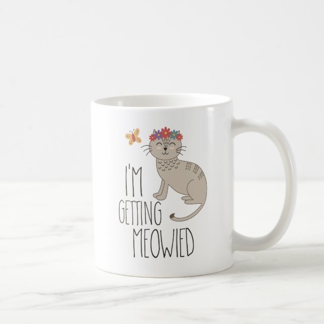 I'm Getting Meowied Cat Wedding. Coffee Mug (Right)