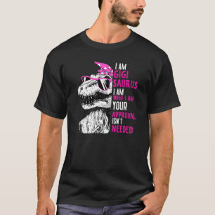 Im Gigi Saurus Dinosaur  Gigisaurus Women Pink T-Shirt