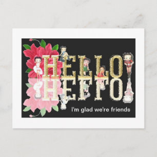 I'm glad we're friends - Postcard