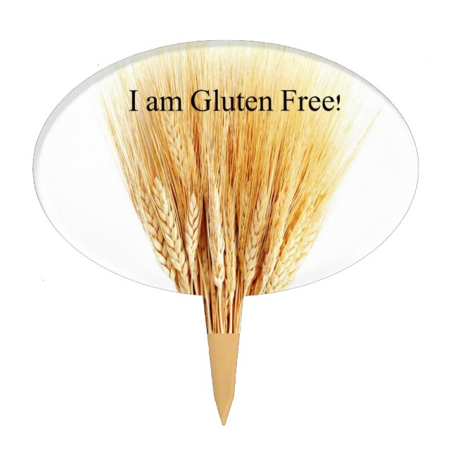 I'm Gluten Free Cake Topper (Front)