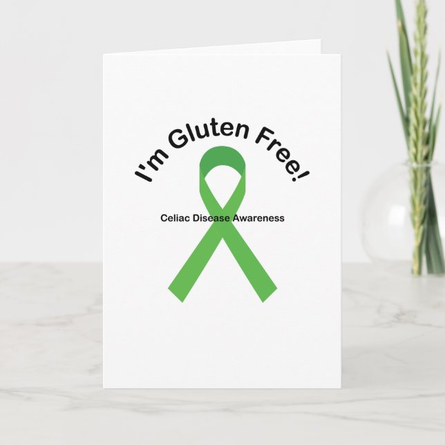 I'm Gluten Free Celiac Disease Awareness Card (Front)
