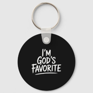 Im Gods Favorite Christian Religious Church Keychain