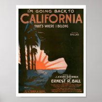 I'm Going Back to California Vintage