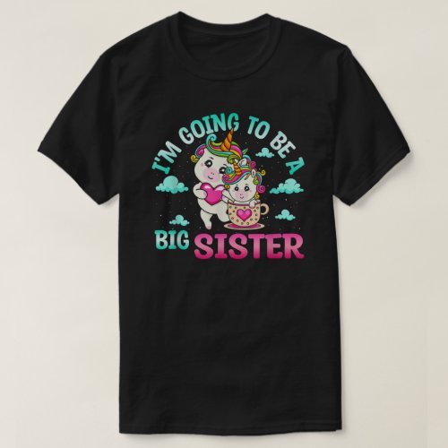 Im Going Be A Big Sister Family Girls Sibling Cut T_Shirt