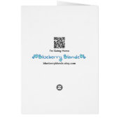 I'm Going Home Blank Card (Back)