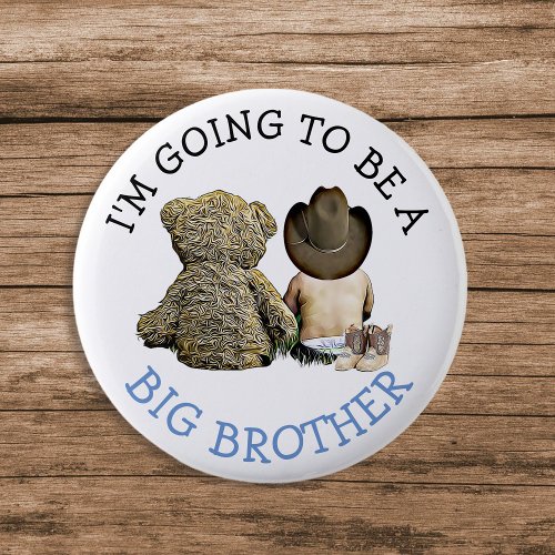 Im going to be a Big Brother Announcement Button