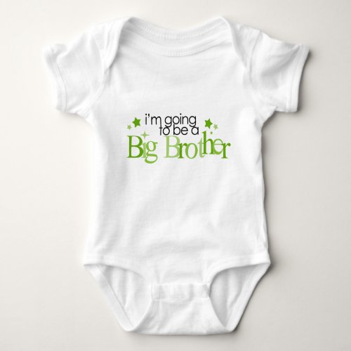 Im Going to be a Big Brother Baby Bodysuit