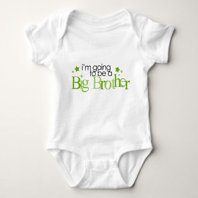 I'm Going to be a Big Brother Baby Bodysuit (Front)