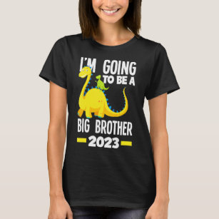 Im Going To Be A Big Brother Dinosaur Dino T-Shirt