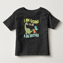 I&#39;m going to be a big brother of Twins Dinosaur Toddler T-shirt