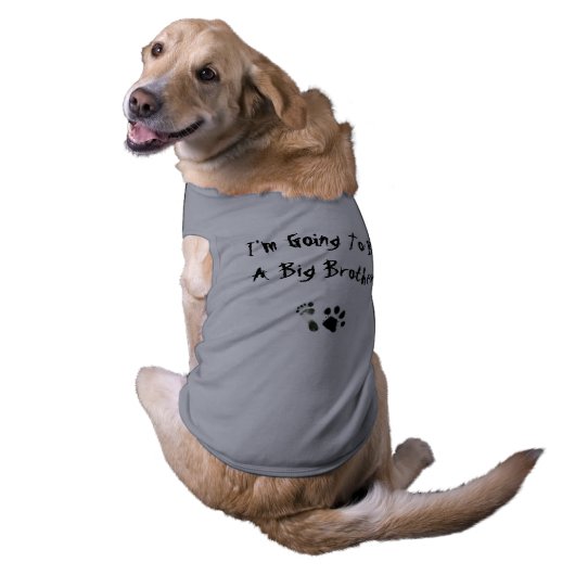 Im going to be a big brother - T-Shirt (Back)