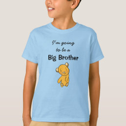 I&#39;m going to be a Big Brother T-Shirt